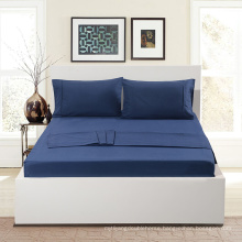 Online hot selling 100% polyester microfiber bedding sheet set